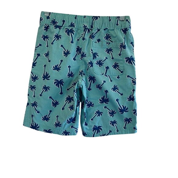 Arizona Jean Co Size 12. Boys Jogger Beach Outfit Shorts  Turquoise Palm Print - Picture 3 of 12